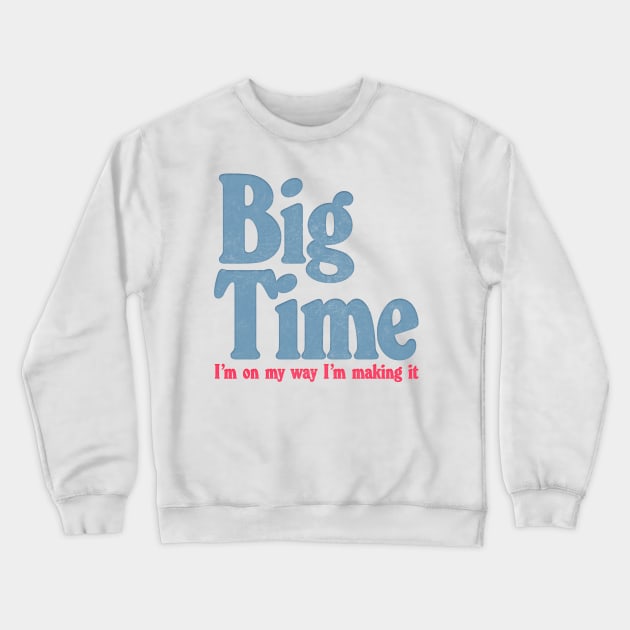 Big Time / Peter Gabriel 80s Aesthetic Fan Art Design Crewneck Sweatshirt by DankFutura